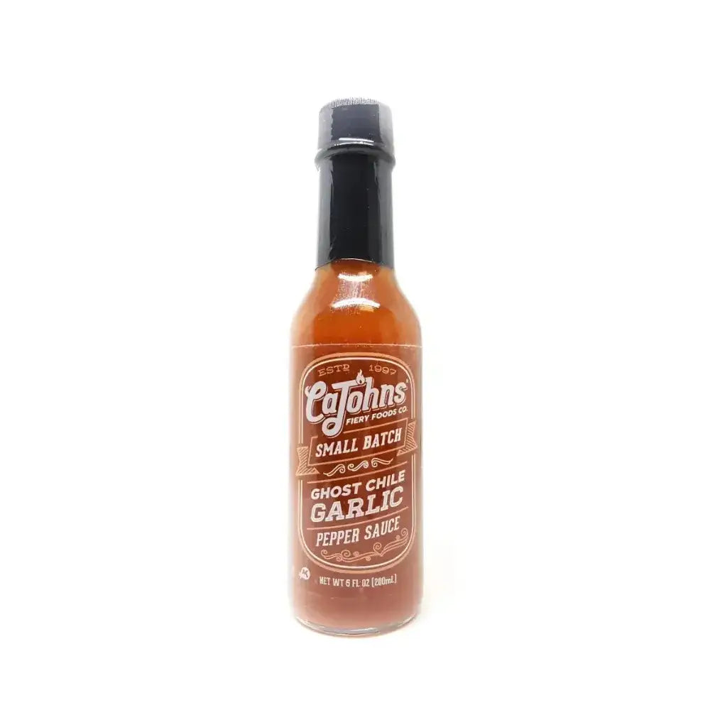 CaJohns Ghost Chile Garlic Small Batch Hot Sauce - Hot Sauce
