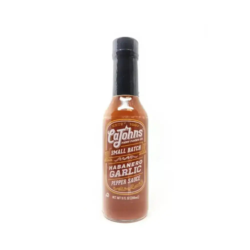 CaJohns Habanero Garlic Small Batch Hot Sauce - Hot Sauce