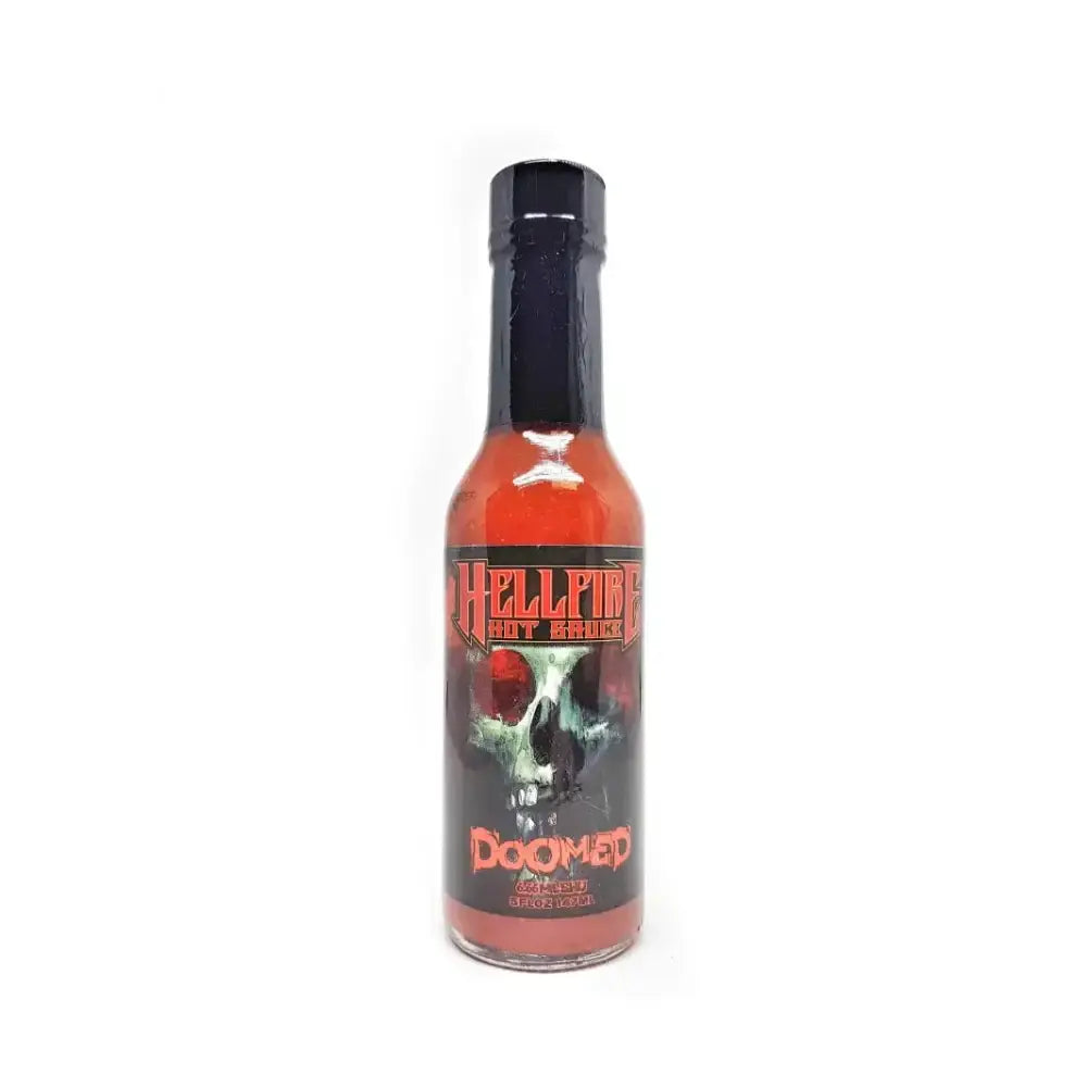 Hellfire Doomed Hot Sauce with 6.66 Million SHU Pepper Extract - Hot Sauce