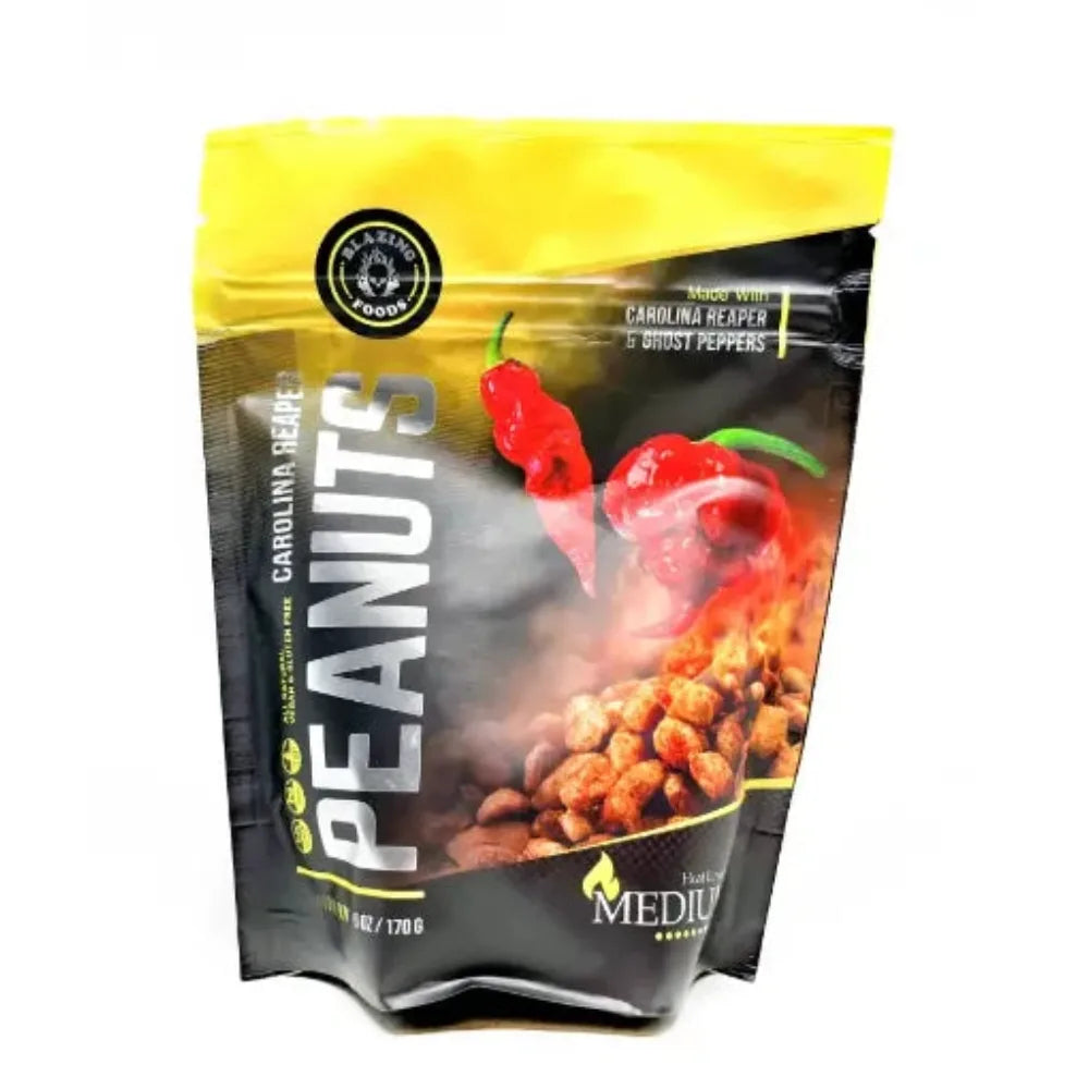 Blazing Foods Medium Carolina Reaper Peanuts - Main Image