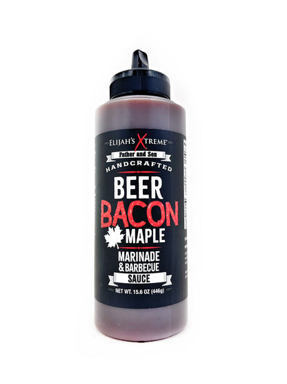 Elijah's Xtreme Beer Bacon Maple BBQ Sauce