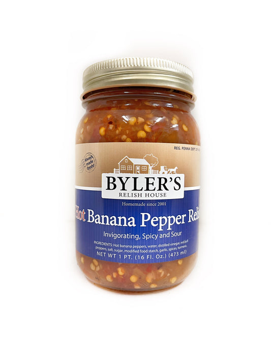 Byler's relish piments banane forts