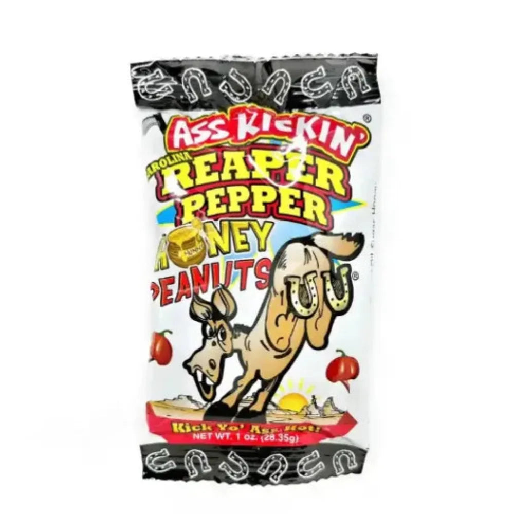 Ass Kickin' Carolina Reaper Honey Peanuts 1oz - Main Image