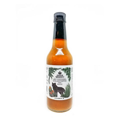 10oz Queen Majesty Red Habanero & Black Coffee Hot Sauce - Main Image