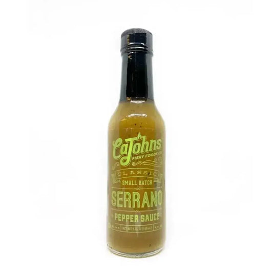 CaJohns Classic Serrano Hot Sauce - Main Image