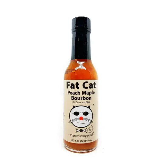Fat Cat Peach Maple Bourbon Hot Sauce - Main Image