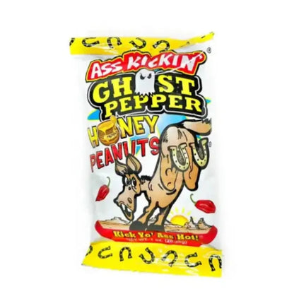 Ass Kickin' Ghost Pepper Honey Peanuts 1 oz - Main Image