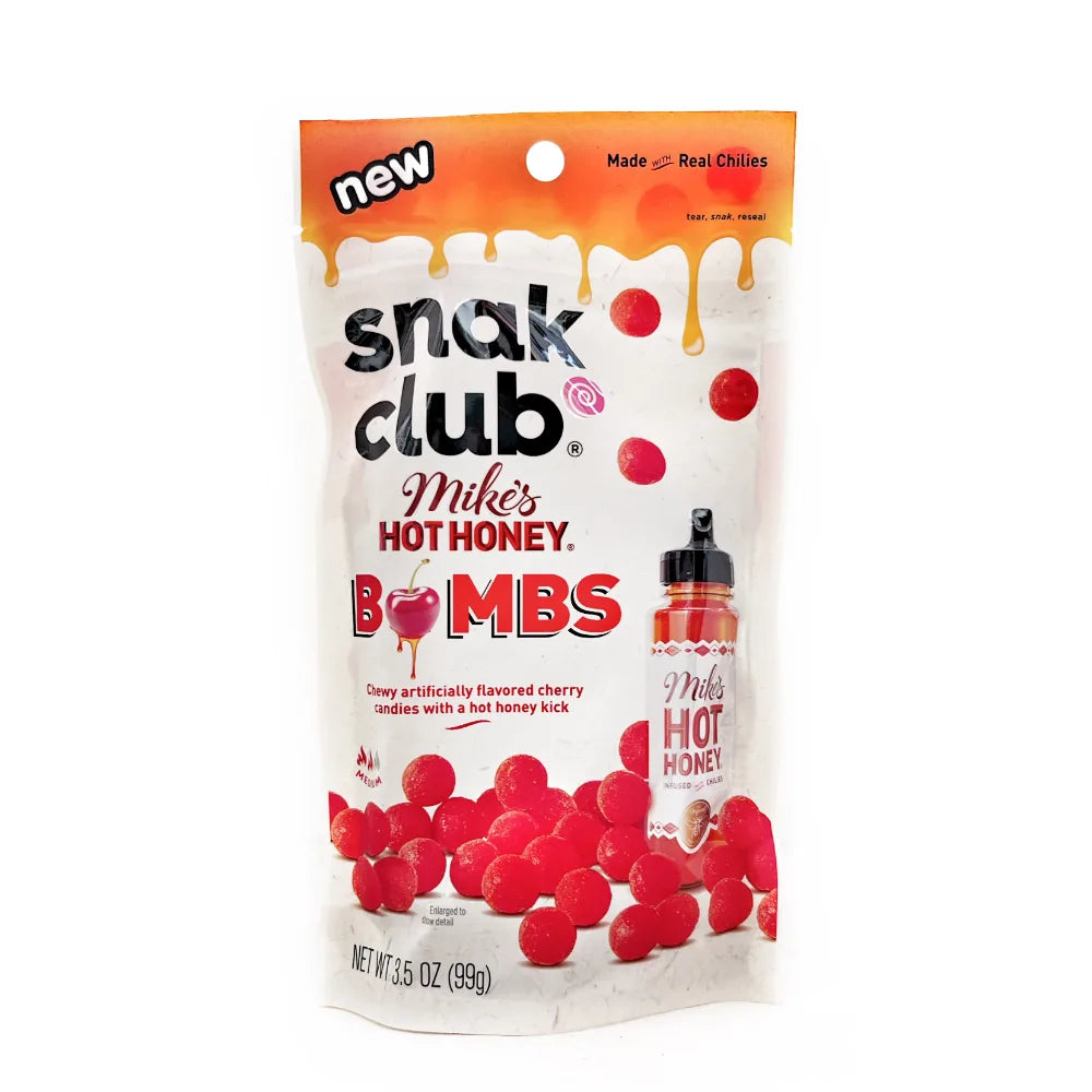 Mike's Hot Honey Cherry Bombs Candy - Main Image