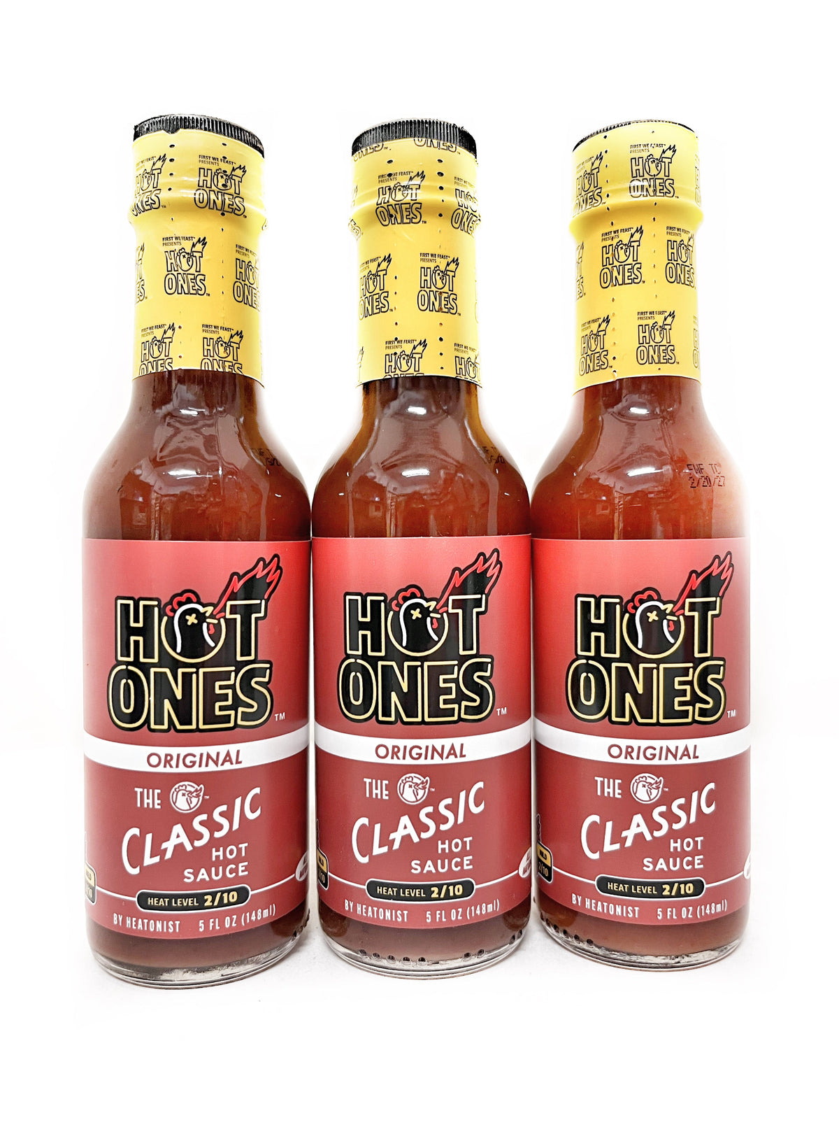Hot Ones The Classic Original Hot Sauce 3-Pack