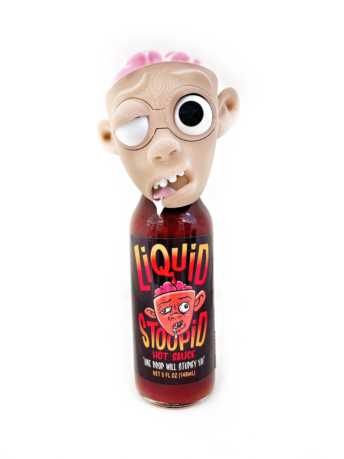 CaJohns Liquid Stoopid with 3D Head Hot Sauce