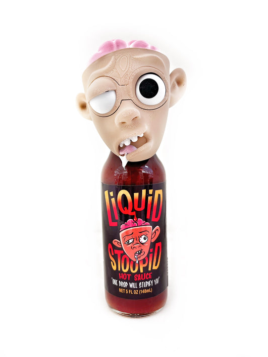 Sauce piquante CaJohns Liquid Stoopid avec tête 3D