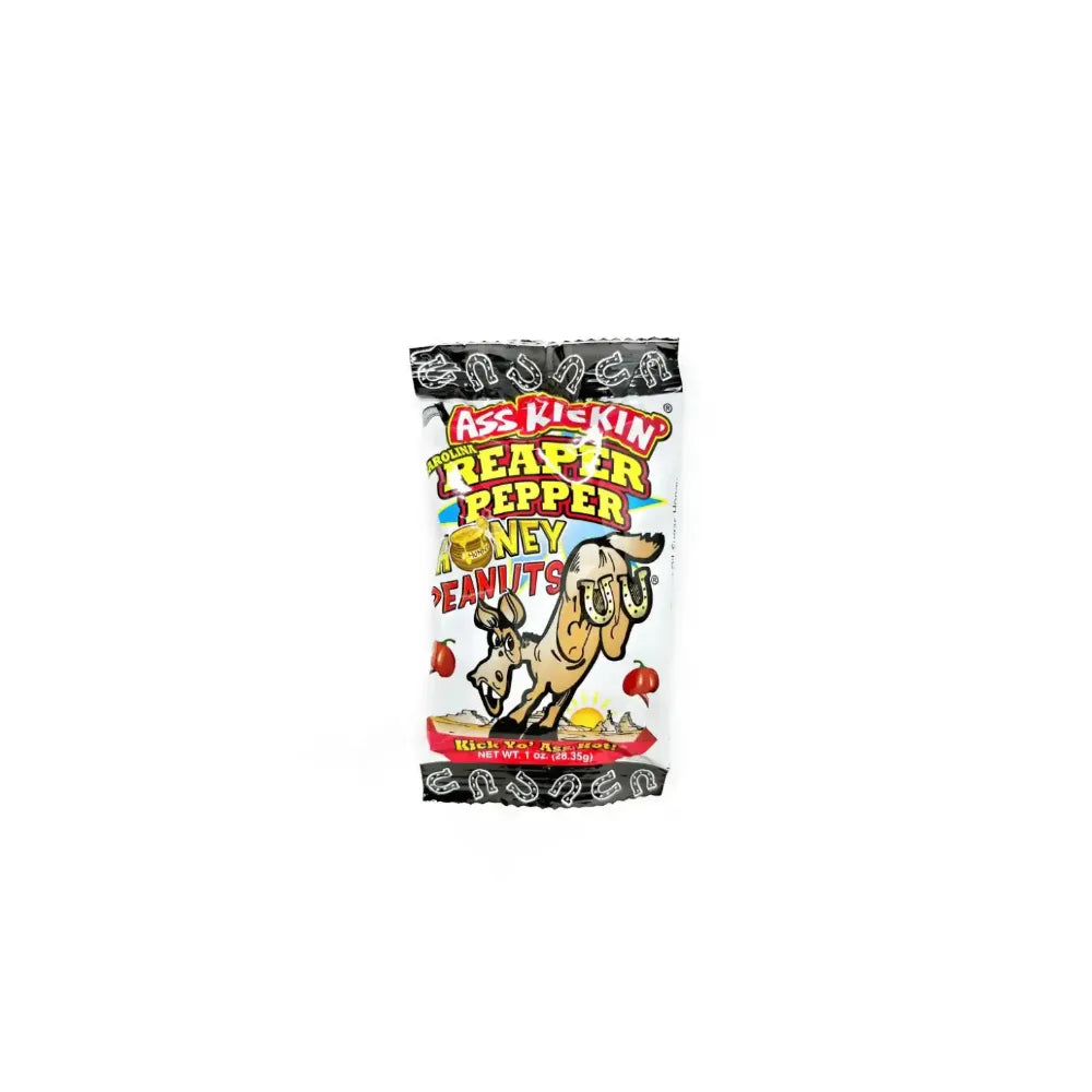 Ass Kickin' Carolina Reaper Honey Peanuts 1oz - Main Image