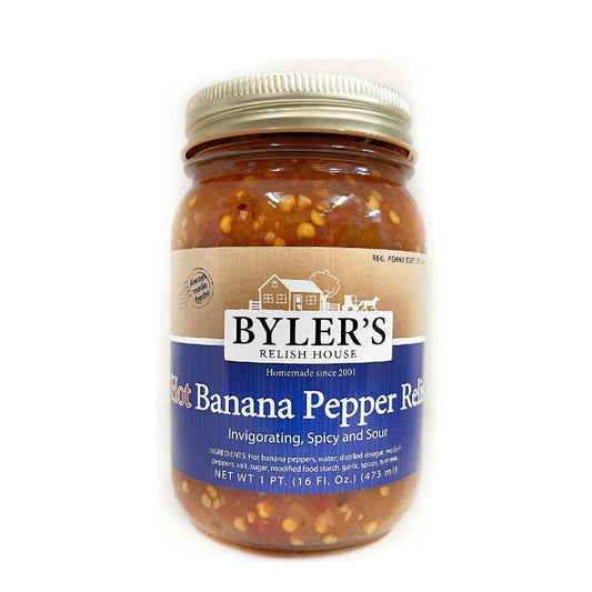 Byler's Hot Banana Pepper Relish