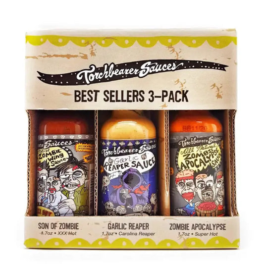 Torchbearer Sauces Best Sellers 3 Pack Hot Sauce - Main Image