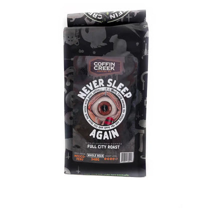 Coffin Creek Never Sleep Again Coffee Whole Bean - Other