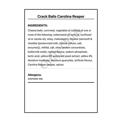 Crack Balls Carolina Reaper - Snacks