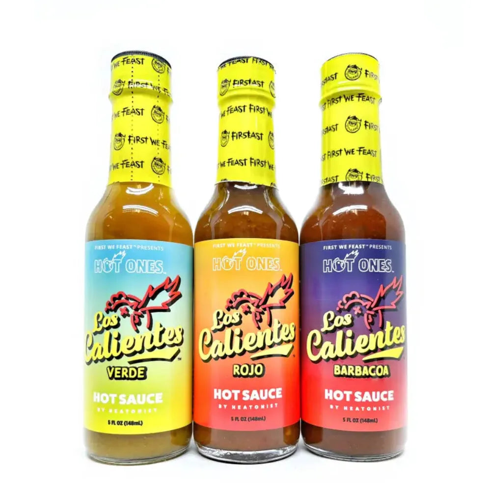 Los Calientes Verde/Rojo/Barbacoa 3pk - Main Image
