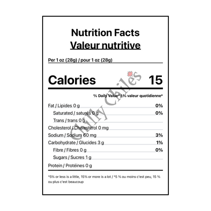 Mikey V's Smoked Bacon Salsa - Canadian Nutrition Facts