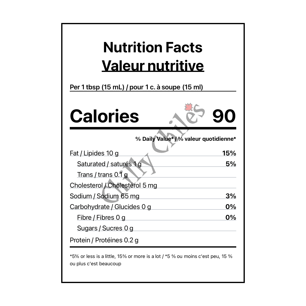 Casa Das Tias Ghost Pepper Aioli - Canadian Nutrition Facts