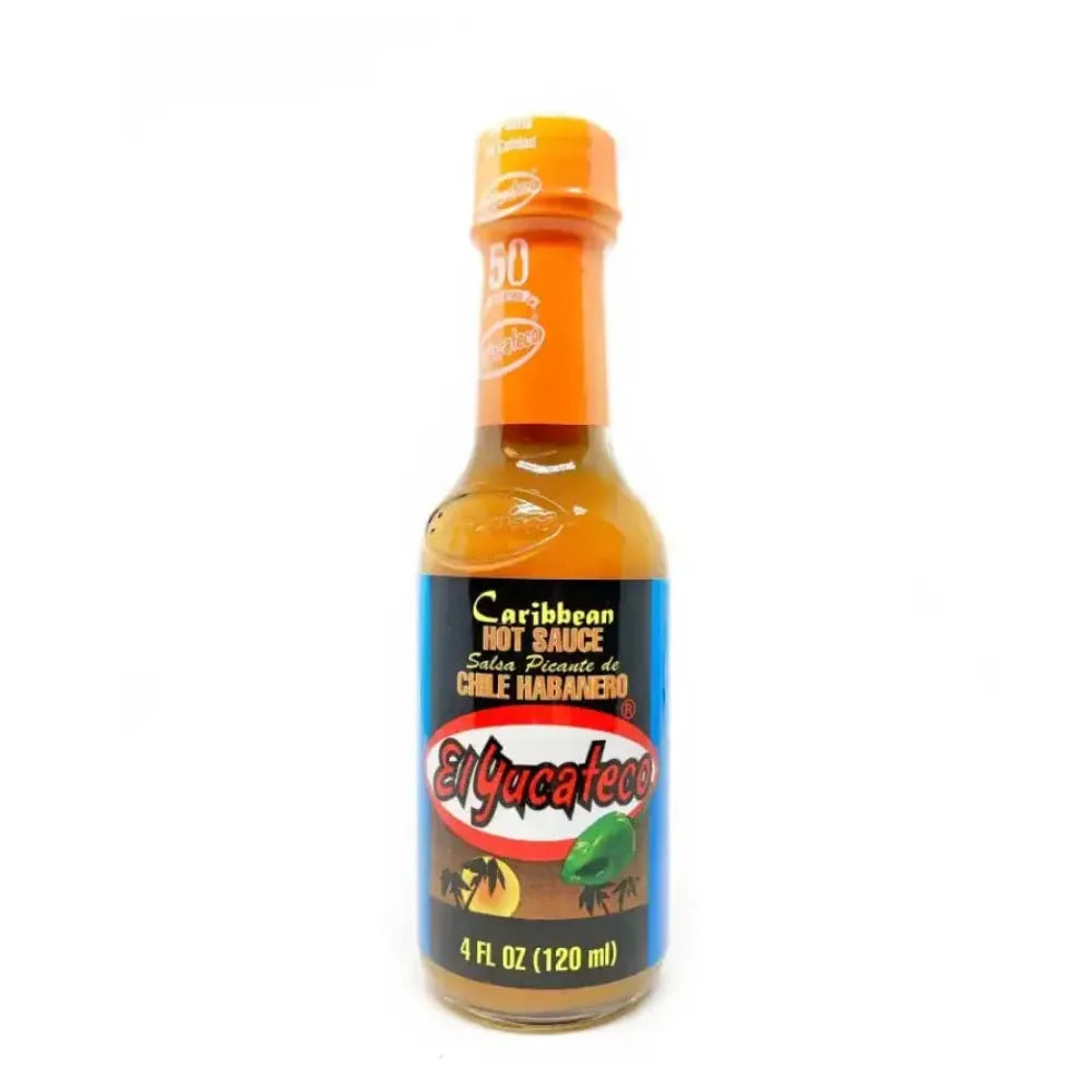 El Yucateco Salsa Picante de Chile Habanero Caribbean Hot Sauce - Main Image