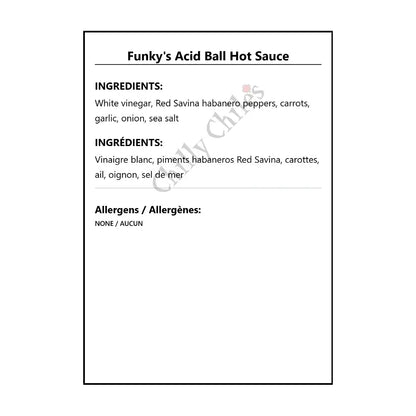 Funky’s Acid Ball Hot Sauce - Hot Sauce