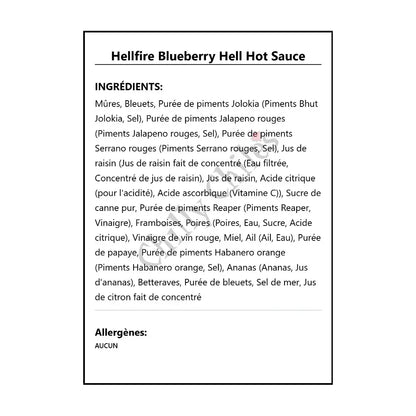 Hellfire Blueberry Hell Hot Sauce - Hot Sauce
