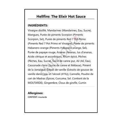 Hellfire: The Elixir Hot Sauce - Hot Sauce