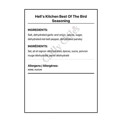 Hell’s Kitchen Best Of The Bird Seasoning - Spice/Peppers