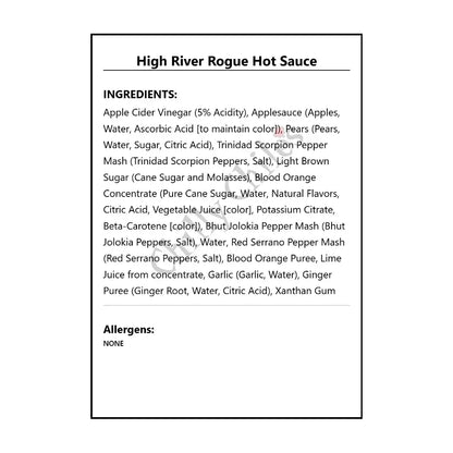 High River Rogue Hot Sauce - Hot Sauce