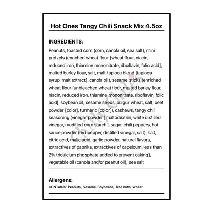 Hot Ones Tangy Chili Snack Mix 4.5oz - Snacks