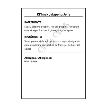 Ki’imak Jalapeno Jelly - Condiments