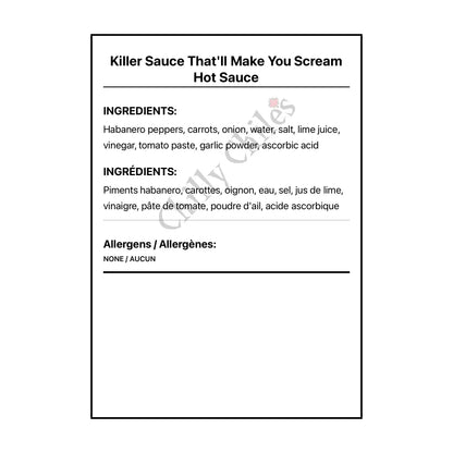 Killer Sauce That’ll Make You Scream Hot Sauce - Hot Sauce