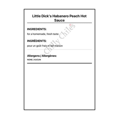 Little Dick’s Habanero Peach Hot Sauce - Hot Sauce