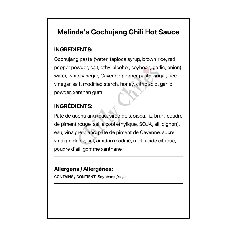 Melinda’s Gochujang Chili Hot Sauce - Hot Sauce