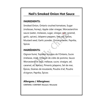 Neil’s Smoked Onion Hot Sauce - Hot Sauce