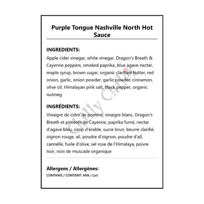 Purple Tongue Nashville North Hot Sauce - Hot Sauce