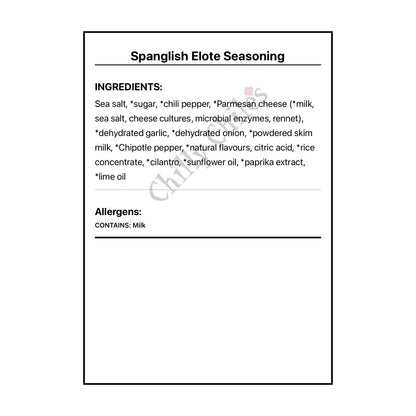 Spanglish Elote Seasoning - Spice/Peppers