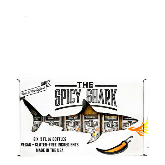 Spicy Shark Gift Box Hot Sauce Variety 6-pack