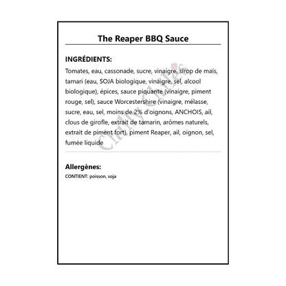The Reaper BBQ Sauce - BBQ Sauce