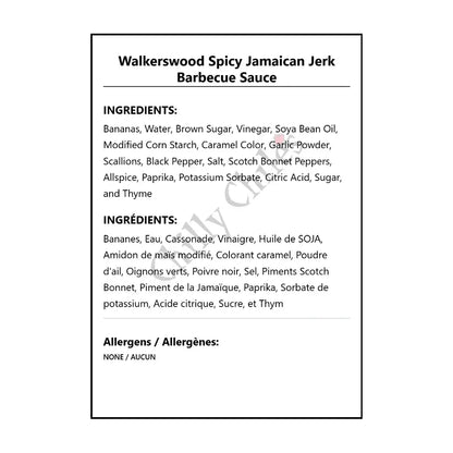 Walkerswood Spicy Jamaican Jerk Barbecue Sauce - BBQ Sauce